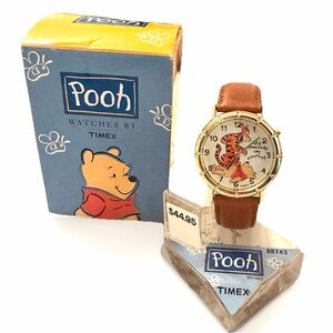 NEW VINTAGE Disney Timex Winnie the Pooh & Tigger Musical Watch RARE 3290-22